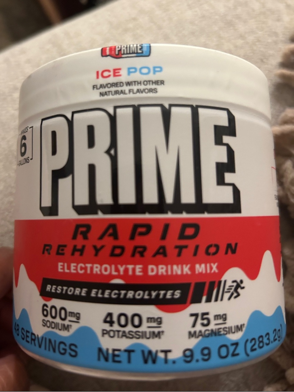 Prime Rapid Rehydration Electrolyte Drink Mix - Ice Pop